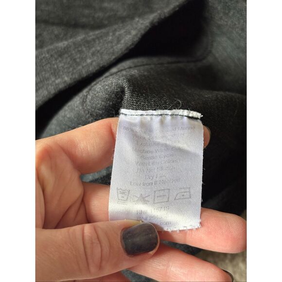 Ibex Men’s Sweater Pullover size XL Gray Merino Wool Quarter Zip - Picture 8 of 8